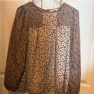 Floral Long Sleeve Blouse